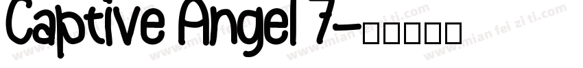 Captive Angel 7字体转换